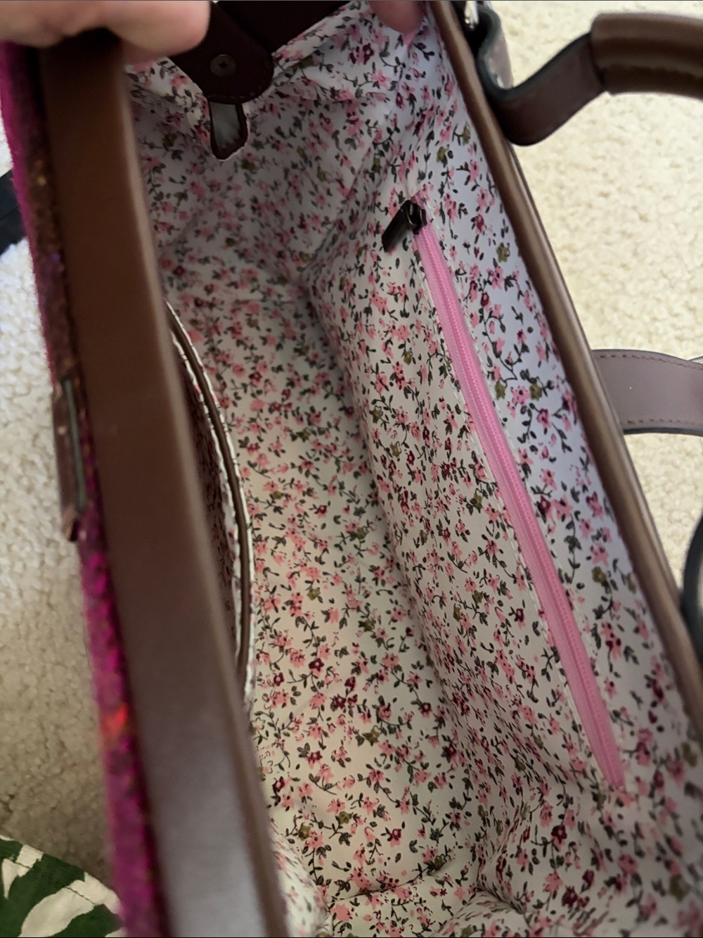Harris Tweed Brown Leather and tweed Doctor-Style Satchel - Picture 6 of 12